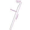 vidaXL T&auml;ltpinnar 50 st 23 cm &Oslash;4 mm galvaniserat st&aring;l