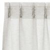 vidaXL Voile Gardin med gardiner 2 pcs Kr&auml;m 245 x 140 cm Polyester
