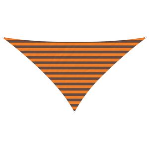 vidaXL Solskugge segel Orange och Brunt 2,5 x 2,5 x 3,5 m