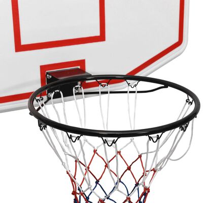 vidaXL Basketplatta vit 71x45x2 cm polyeten