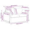 vidaXL Soffa 2 pcs Ljusgr&ouml;n 138 x 78 x 80 cm Sammet