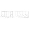 vidaXL Hundg&aring;rd f&ouml;r utomhusbruk silver 6x10x2 m galvaniserat st&aring;l