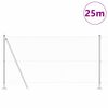 vidaXL St&auml;ngselstolpe Silver 25 x 1,2 m (13 mm n&auml;t) St&aring;l