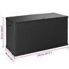 vidaXL Dynbox antracit 120x56x63 cm PP-rotting