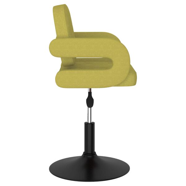 vidaXL Snurrbar matstol gr&ouml;n tyg