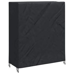 vidaXL Pingpongbordsk&aring;pa 165 x 70 x 185 cm tyg Oregelbunden Svart