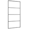 vidaXL Skjutd&ouml;rr aluminium med ESG-glas 102,5x205 cm svart