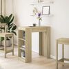 vidaXL Barbord med hyllor sonoma-ek 95x47x103,5 cm konstruerat tr&auml;