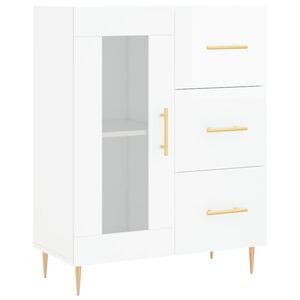 vidaXL Sk&auml;nk vit h&ouml;gglans 69,5x34x90 cm konstruerat tr&auml;