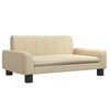 vidaXL Barnsoffa gr&auml;ddvit 70x45x30 cm tyg