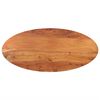 vidaXL Bordsskiva 120x60x3,8 cm oval massivt akaciatr&auml;