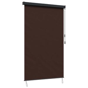 vidaXL Rullgardin Brun 160 x 250 cm Tyg och Aluminium