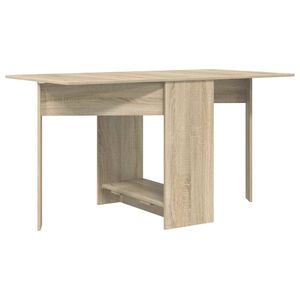 vidaXL Matbord 138 x 70 x 73,5 cm Konstruerat tr&auml; Sonoma-ek