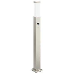vidaXL Pollare med sensor 80 cm rostfritt st&aring;l IP44