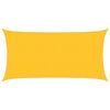 vidaXL Solsegel 160 g/m&sup2; gul 2,5x4,5 m HDPE