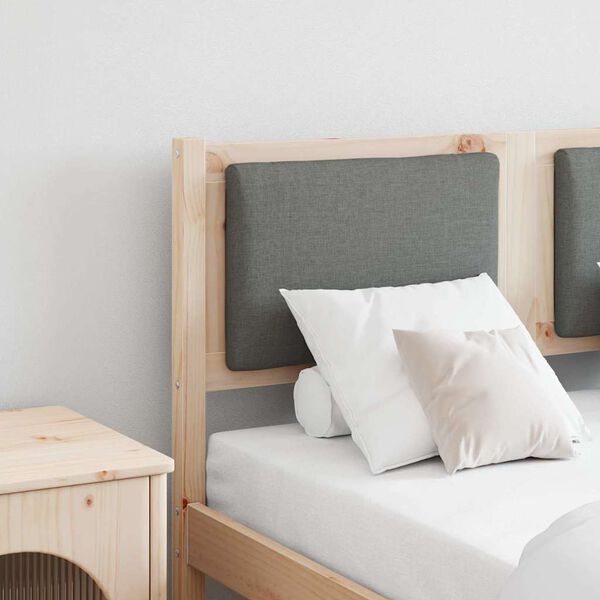 vidaXL Huvudgavel &Ouml;vrigt Brun 120 cm Massiv furu