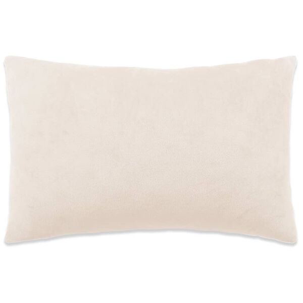 vidaXL Kudde 2 st tyg 40x60 cm naturvit