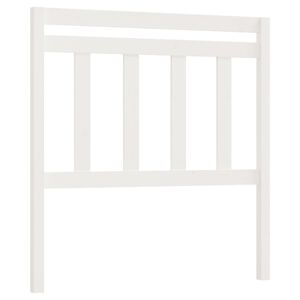 vidaXL S&auml;nggavel vit 96x4x100 cm massiv furu