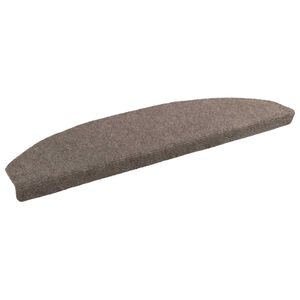 vidaXL Sj&auml;lvh&auml;ftande trappmattor 15 pcs Mocka 80 x 24,5 x 3,5 cm