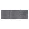 vidaXL Staketpanel WPC 526x186 cm gr&aring;