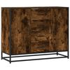 vidaXL Sk&auml;nk r&ouml;kf&auml;rgad ek 92x35x76 cm konstruerat tr&auml;