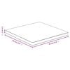 vidaXL Bordsskiva 60x60x2,5 cm bambu