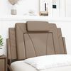 vidaXL Headboard Cushion "Viana" Cappuccino 90 cm Faux Leather