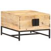 vidaXL Soffbord 67x67x45 cm massivt mangotr&auml;