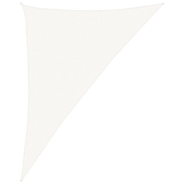 vidaXL Solsegel 160 g/m&sup2; vit 4x5x6,8 m HDPE