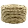 vidaXL B&aring;tsn&ouml;re 12 mm 250 m Naturlig