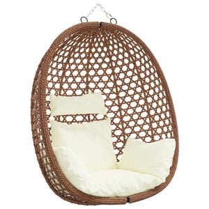 vidaXL H&auml;ngande &auml;ggstol utan stativ konstrotting 92 x 57,5 x 110 cm