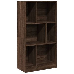 vidaXL Bokhylla brun ek 57x28,5x107,5 cm konstruerat tr&auml;