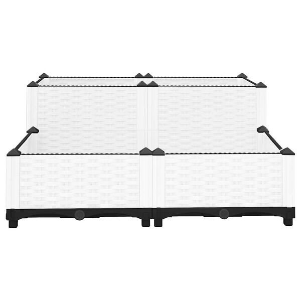 vidaXL Upph&ouml;jd odlingsl&aring;da 80x80x38 cm polypropen