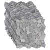 vidaXL Mosaikplattor Ljusgr&aring; 30 x 30 cm Marmor