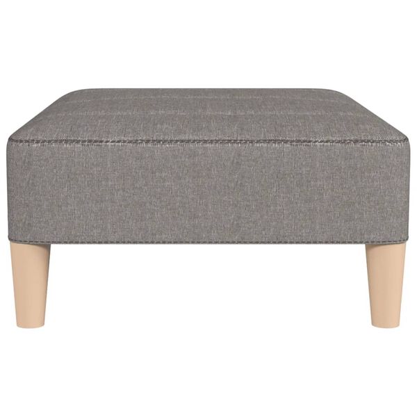 vidaXL Fotpall ljusgr&aring; 78x56x32 cm tyg