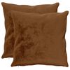 vidaXL Kasta Kudde 2 st HEERLEN Ljusbrun 55 x 55 cm Flanell