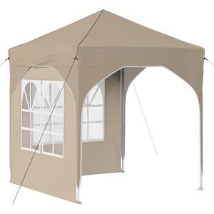 vidaXL Pop-up Partyt&auml;lt 192 x 192 x 245 cm Gr&auml;ddvit