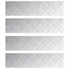 vidaXL Trappsteg 4 st 80 x 20 cm Silver Aluminium Rektangul&auml;r
