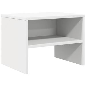 vidaXL S&auml;ngbord vit 40x30x30 cm konstruerat tr&auml;