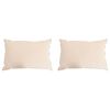vidaXL Kudde 2 st 60 x 80 cm Alla &aring;rstider Kapok Fiber Beige