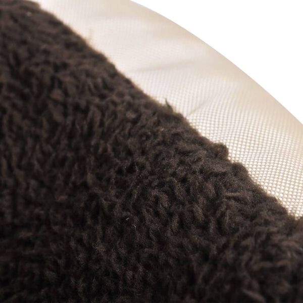 vidaXL Hundbädd beige och brun XXL