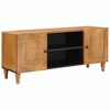 vidaXL TV Enheter med hylla Ljusbrun 105 x 33 x 46 cm Massivt mangotr&auml;