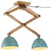 vidaXL Taklampa 25 W n&ouml;tt bl&aring; 29x18x85 cm E27