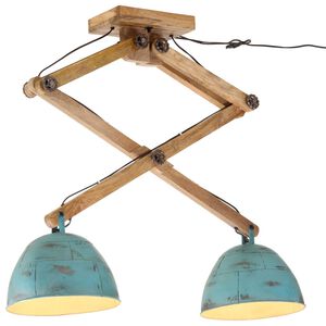 vidaXL Taklampa 25 W n&ouml;tt bl&aring; 29x18x85 cm E27