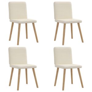 vidaXL Matstolar 4 st linnetyg