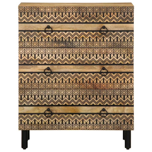 vidaXL Sk&auml;nk 2 st massivt mangotr&auml;