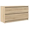 vidaXL TV-b&auml;nk sonoma ek 100x35x54 cm konstruerat tr&auml;