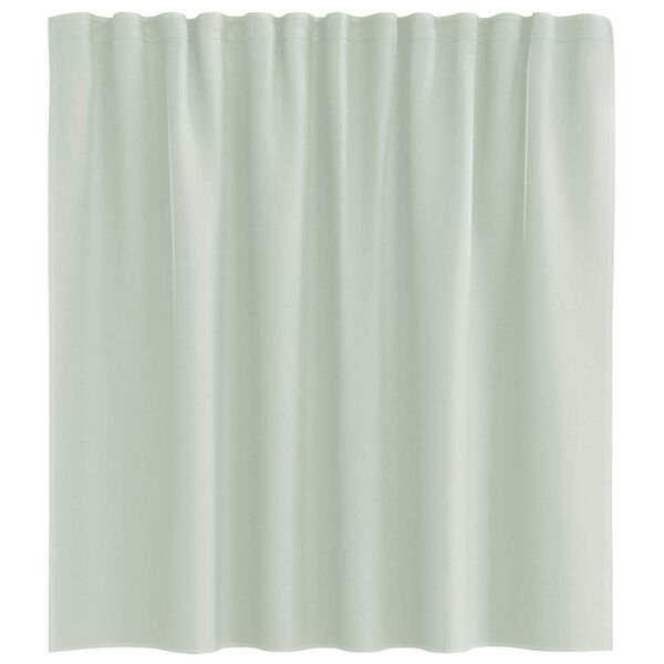 vidaXL Voile gardiner med stångfickor 2 st ljusgrå