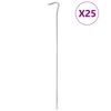 vidaXL T&auml;ltpinnar 25 st 30 cm &Oslash;5 mm galvaniserat st&aring;l