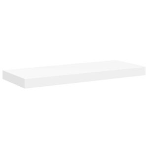 vidaXL Sv&auml;vande v&auml;gghylla vit 60x23,5x3,8 cm MDF